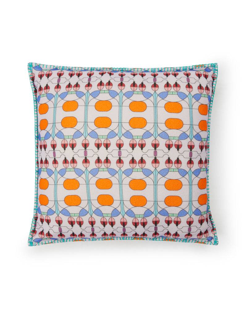 Lanerossi Campanule plaid e cuscino by Elena Salmistraro Outlet