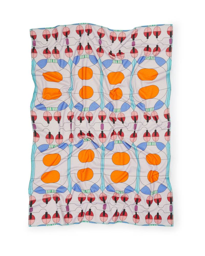 Lanerossi Campanule plaid e cuscino by Elena Salmistraro Outlet