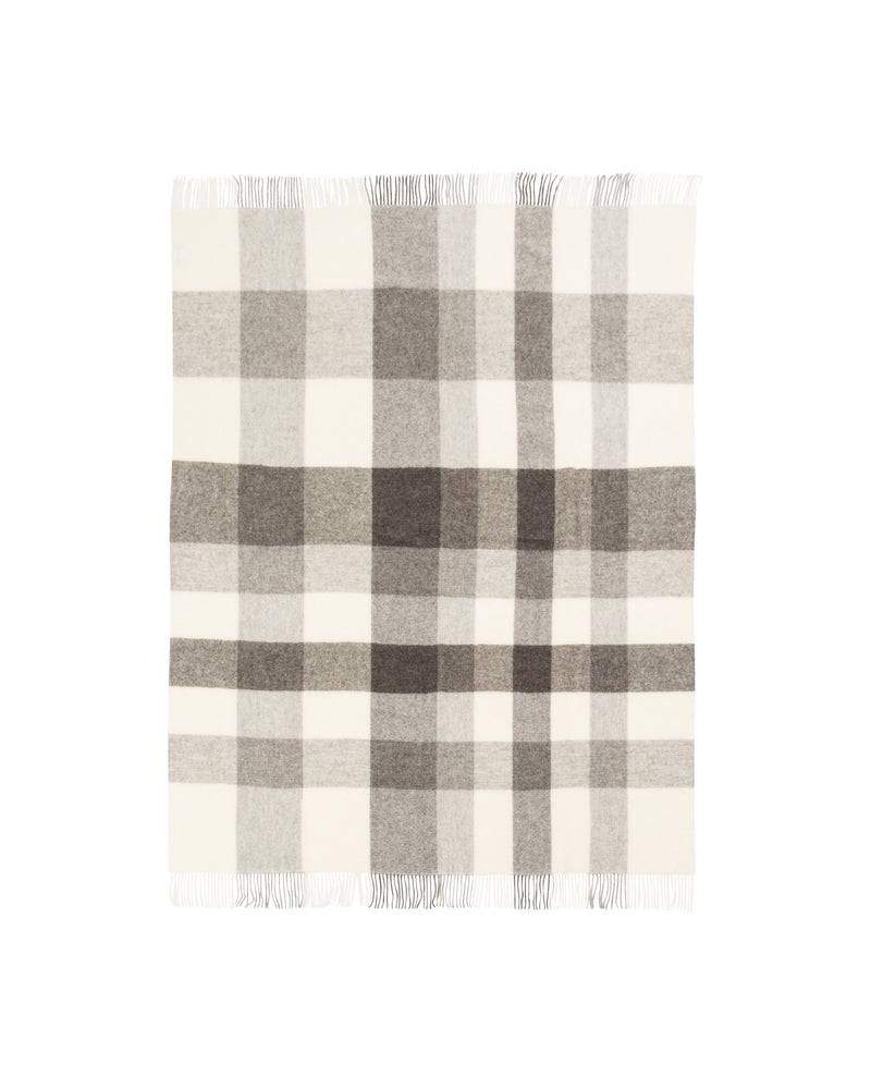 Lanerossi Natural Check plaid in pura lana vergine Promozione