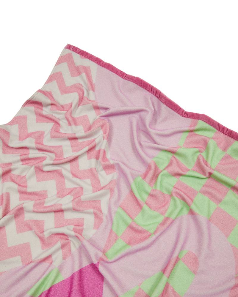 Lanerossi R Geometrics plaid misto lana Qualità Garantita