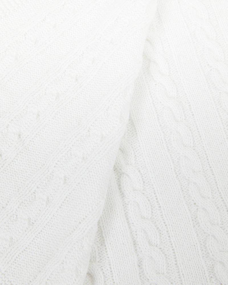 Lanerossi Treccina copertina per culla in puro cotone Italia