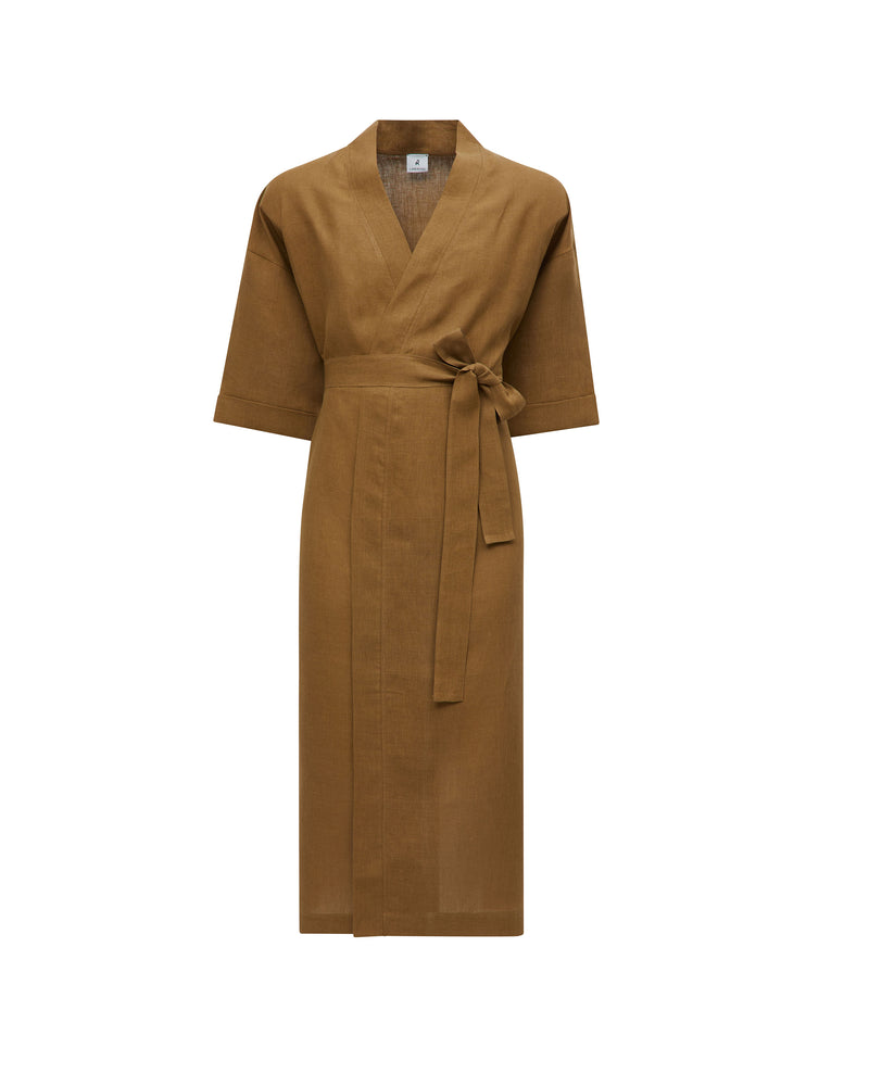 Lanerossi Oita Kimono vestaglia in lino Qualità Garantita