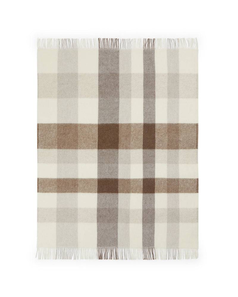 Lanerossi Iseo Check plaid in pura lana Presa