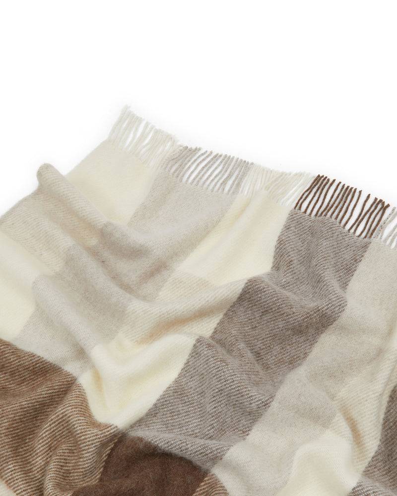 Lanerossi Iseo Check plaid in pura lana Presa