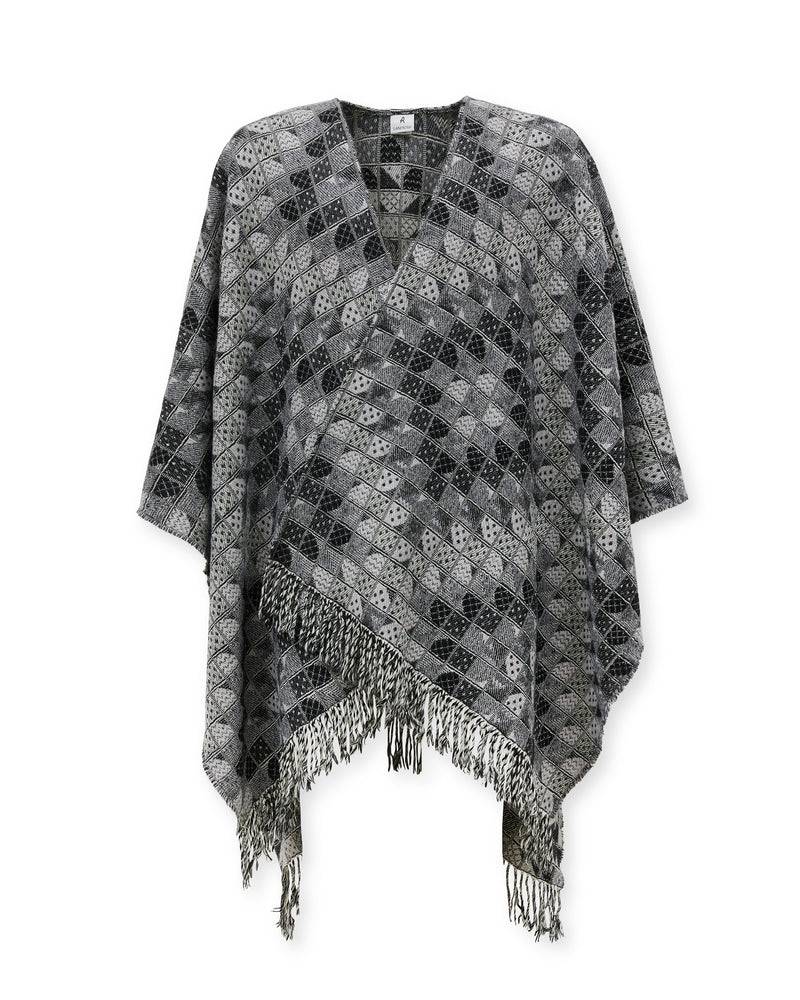 Lanerossi Cincinnati poncho misto lana Hotsell