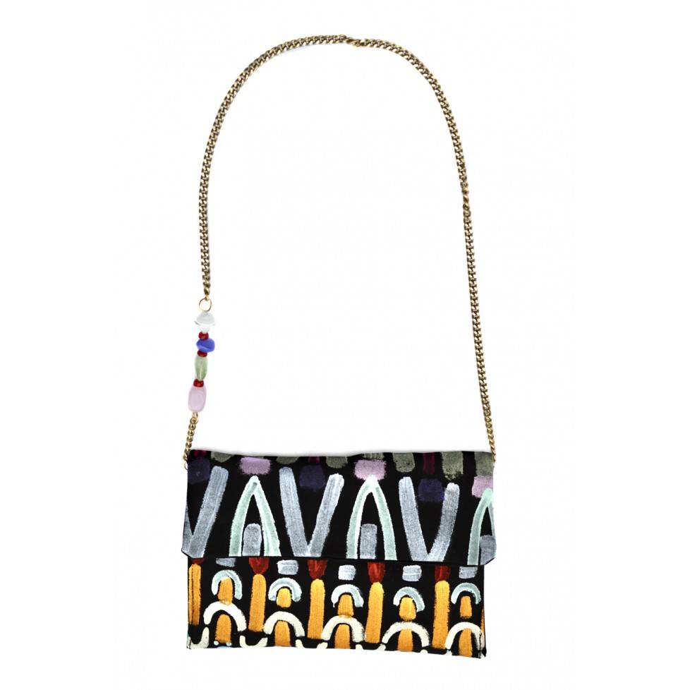 Le Botteghe Su Gologone Clutch dipinta a mano CL02