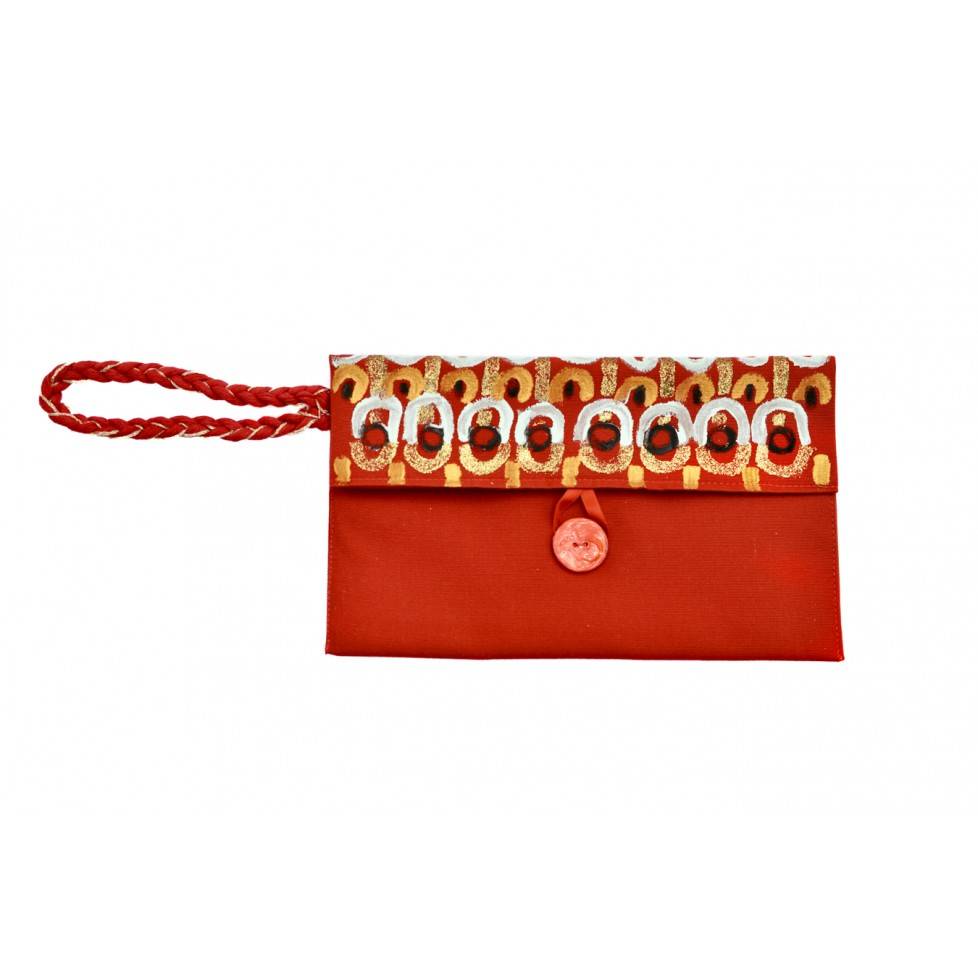 Le Botteghe Su Gologone Clutch dipinta a mano CL07