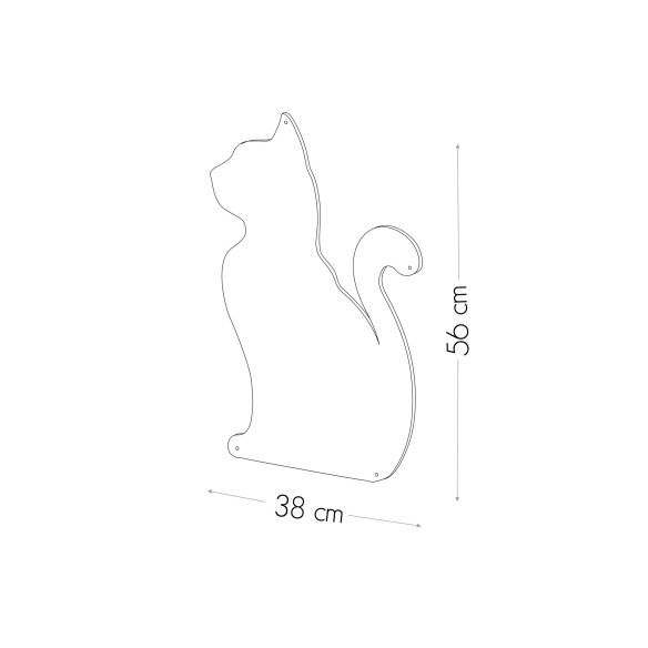 Kalamitica Gatto - Lavagna Magnetica 56x38 cm Economico
