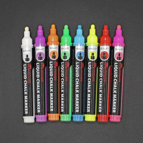 Kalamitica Pennarelli a Gesso Liquido - Pack 8 Colori Qualità Garantita