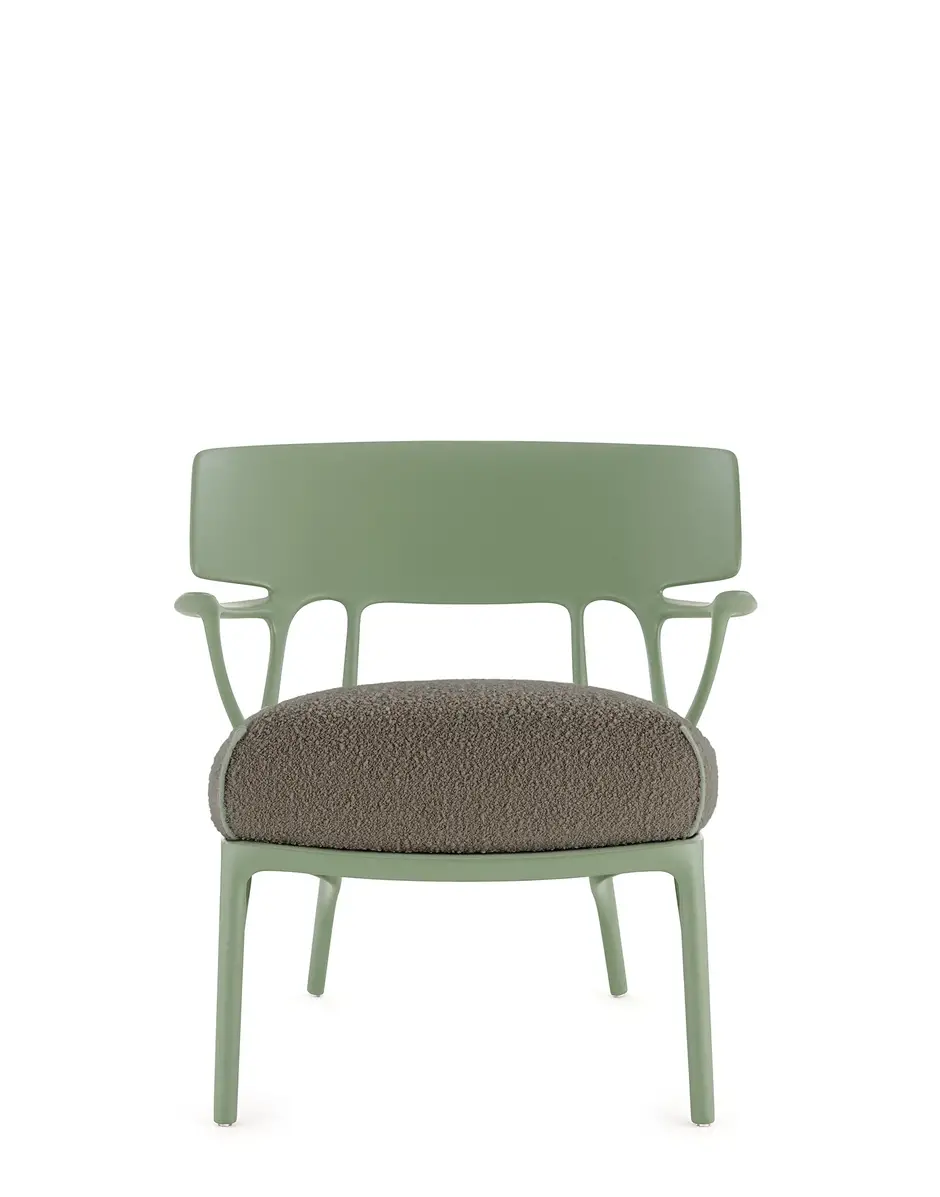Kartell A.i. lounge bouclé Philippe Starck