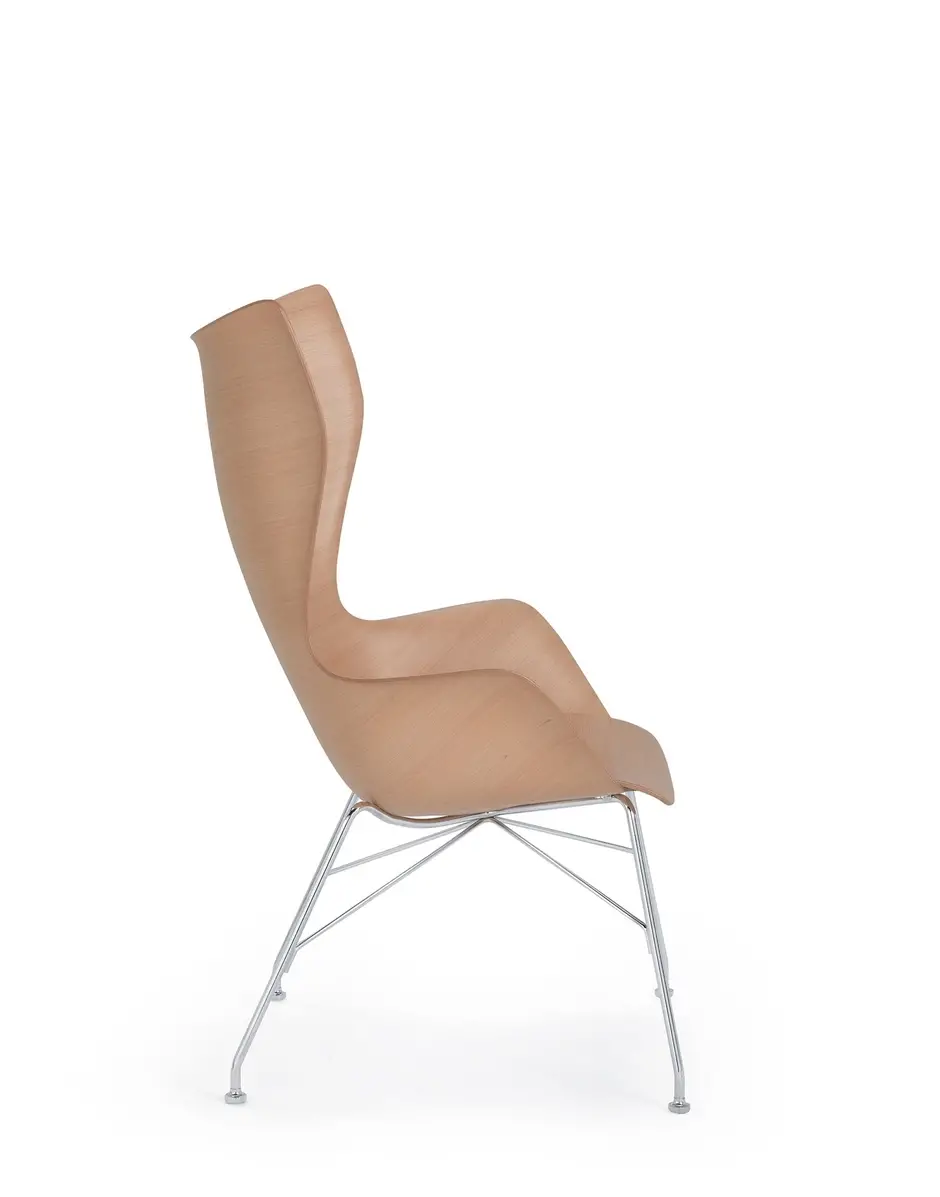 Kartell K/wood legno basic veneer Philippe Starck In Linea