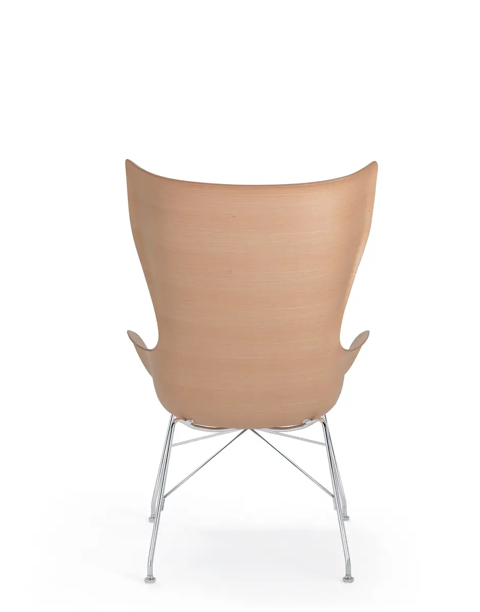 Kartell K/wood legno basic veneer Philippe Starck In Linea