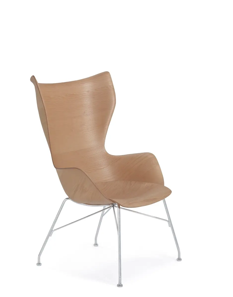 Kartell K/wood legno slatted ash Philippe Starck Nuovo