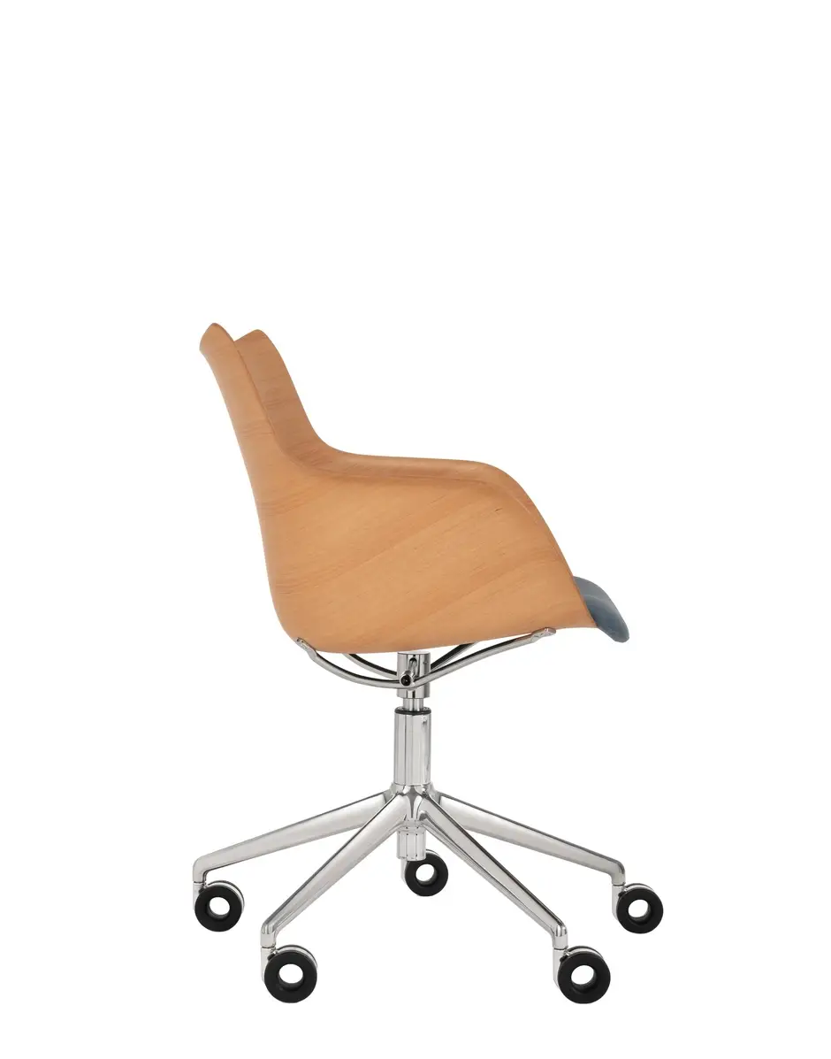 Kartell Q/wood rotelle soft Philippe Starck 2025
