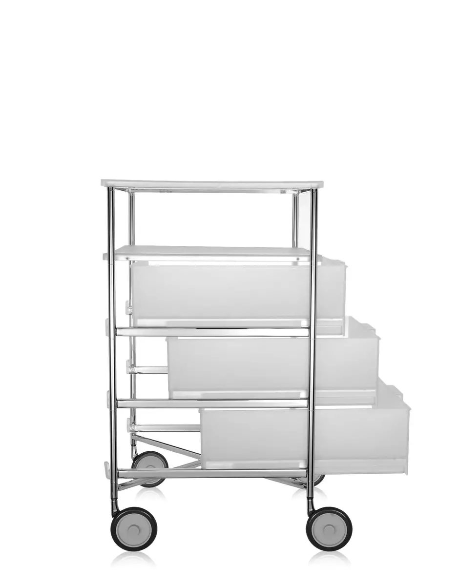 Kartell Mobil 3 cassetti/1 ripiano con ruote Antonio Citterio con Oliver Löw Outlet