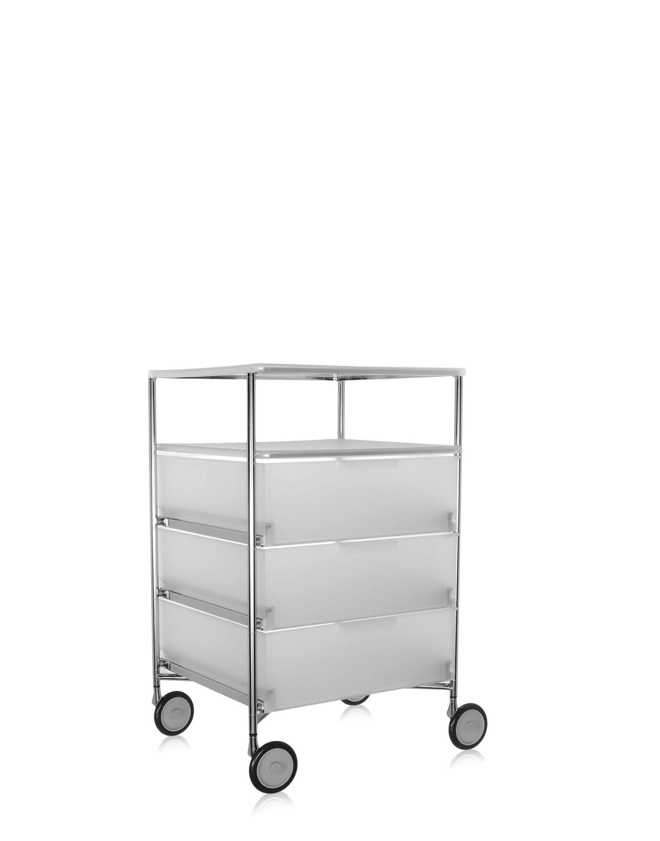 Kartell Mobil 3 cassetti/1 ripiano con ruote Antonio Citterio con Oliver Löw Outlet