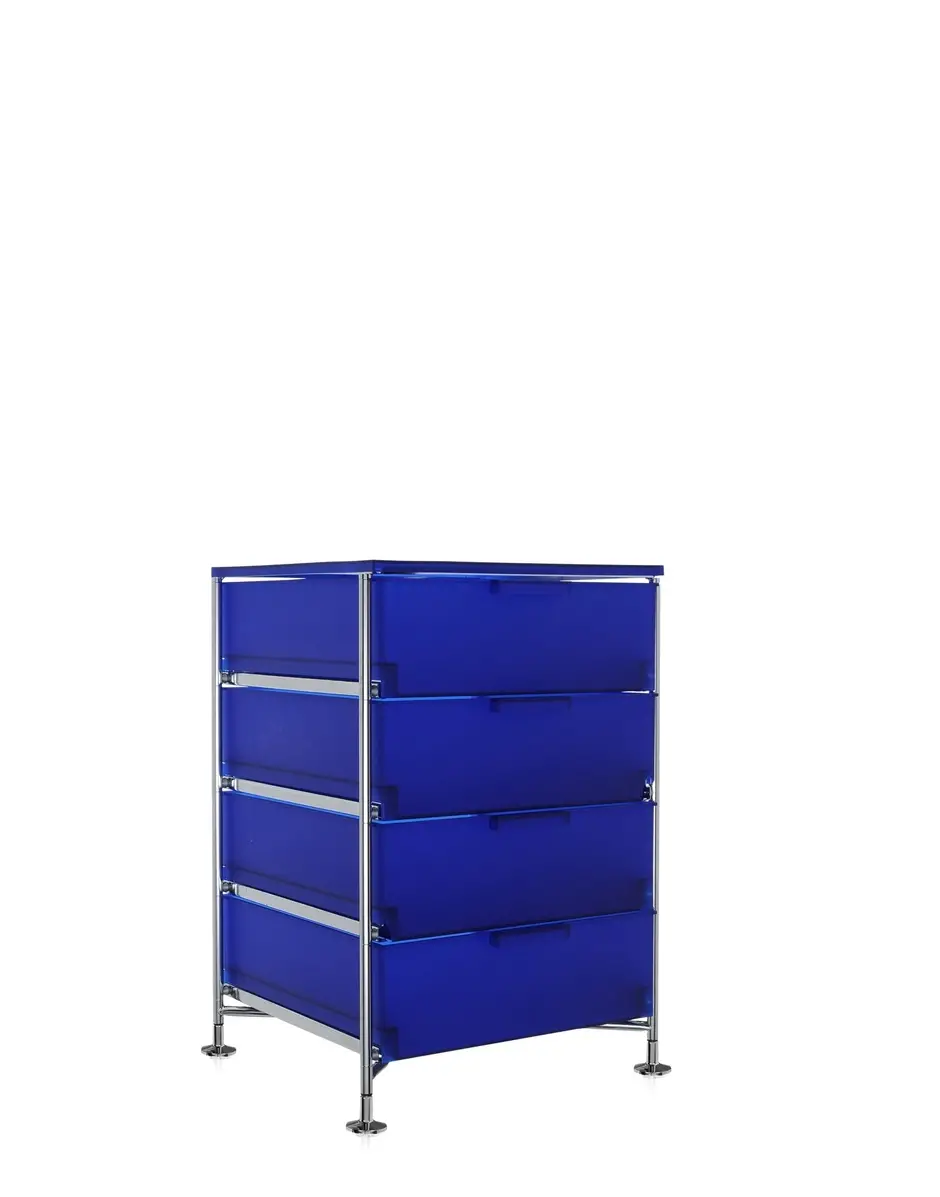 Kartell Mobil 4 cassetti con piedini Antonio Citterio con Oliver Löw In Vendita