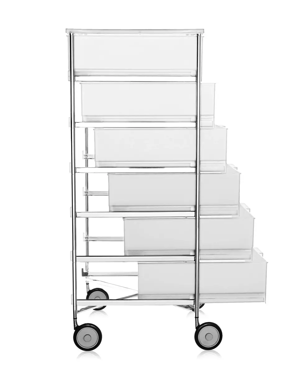 Kartell Mobil 6 cassetti con ruote Antonio Citterio con Oliver Löw Vendita Economica