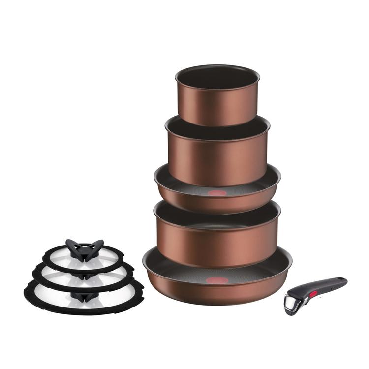 Lagostina Set Ingenio Natura 9 pz e coltelli Iceforce 3 pz Nuova