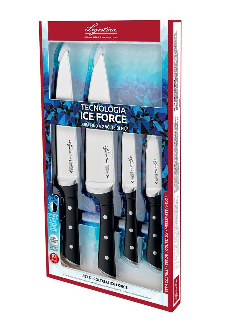 Lagostina Iceforce, Set da 4 coltelli Novità