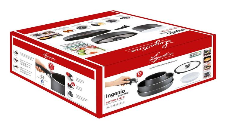 Lagostina Ingenio Essential, Set 6 pezzi Offerta