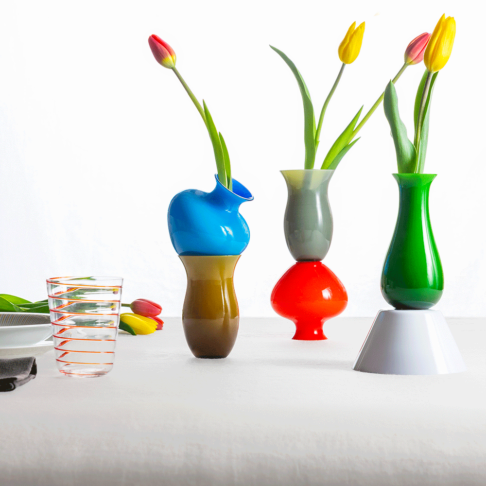 Masonmoretti Miniantares 0040 Vase Pine Green Offerta