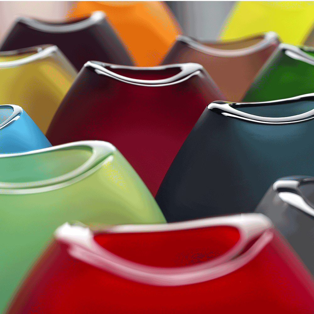 Masonmoretti Swing Ruby Red Tall Vase Spedizione Gratuita