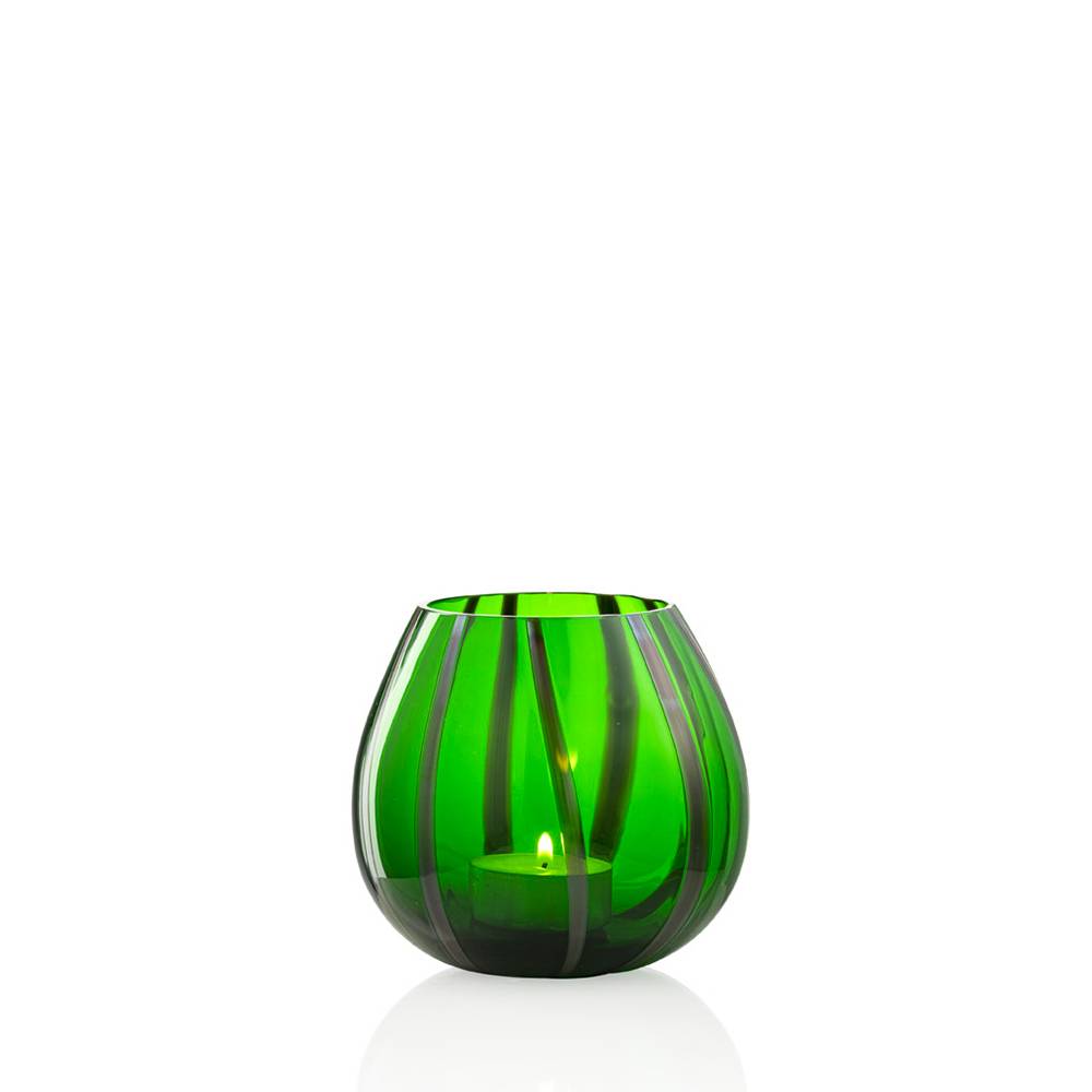 Masonmoretti Candle Holder String Blueberry Green Pino