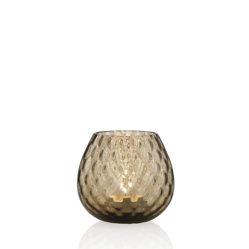 Masonmoretti Candle Holder Macramè Little Brown