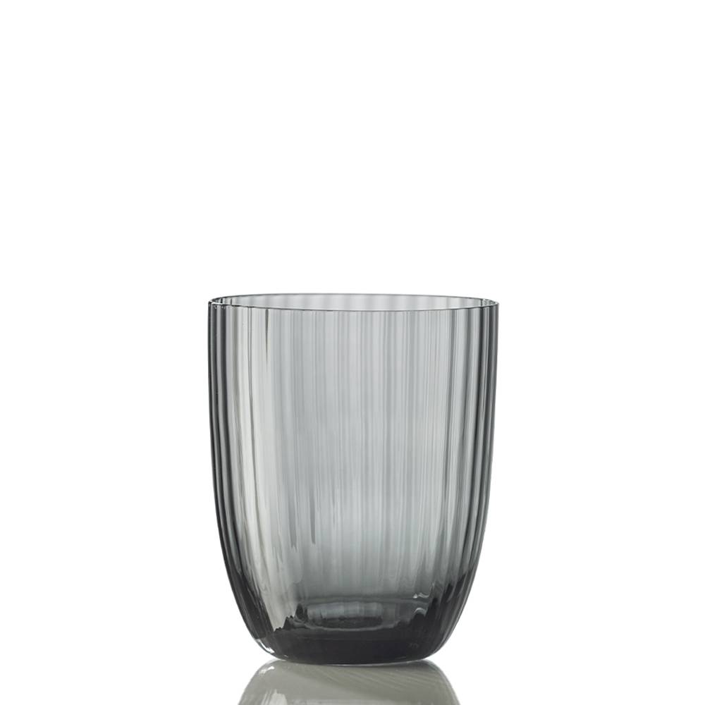 Masonmoretti Water Glass Idra Striped Grey Shopping online