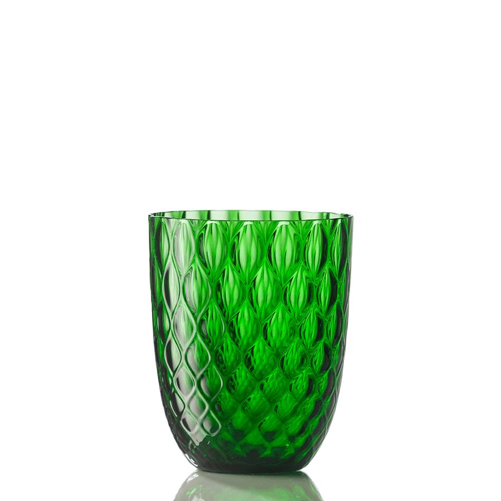 Masonmoretti Water Glass Idra Balloton Green Pino Smaltimento dello stoccaggio