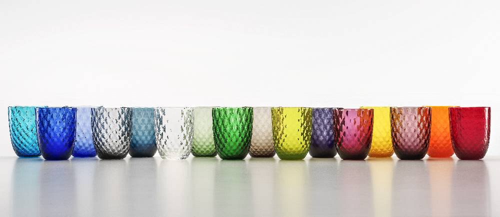 Masonmoretti Set of 16 Idra Tumblers, Balloton collection Latest fashion