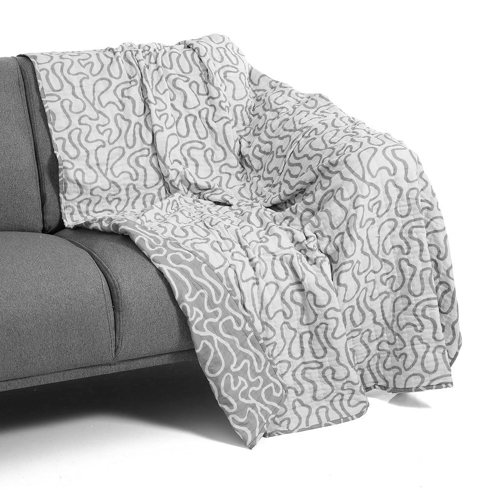 Oresteluchetta Plaid cotone DOUBLE NEIGE 2025