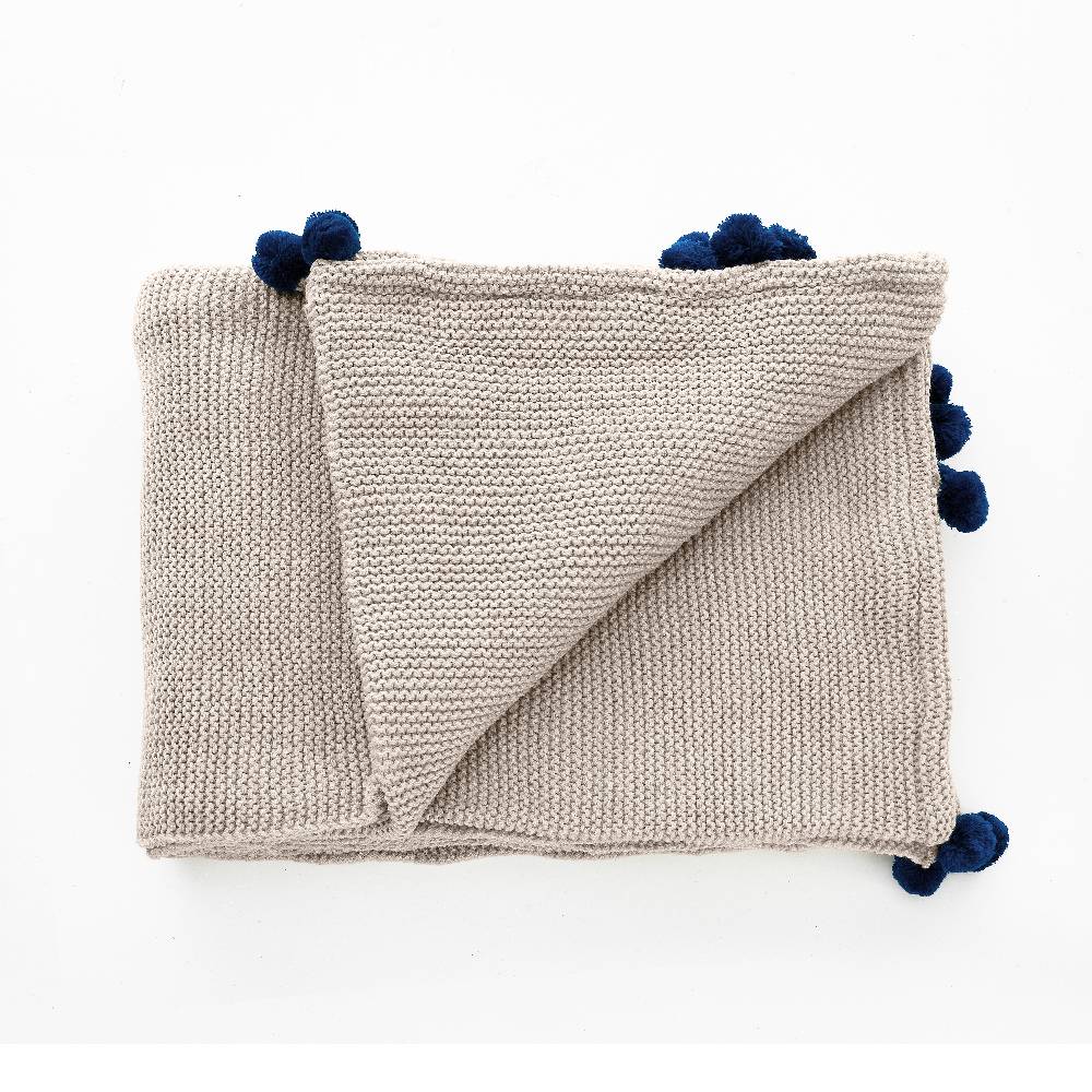Oresteluchetta Plaid COZY-A NAVY BLUE In Linea