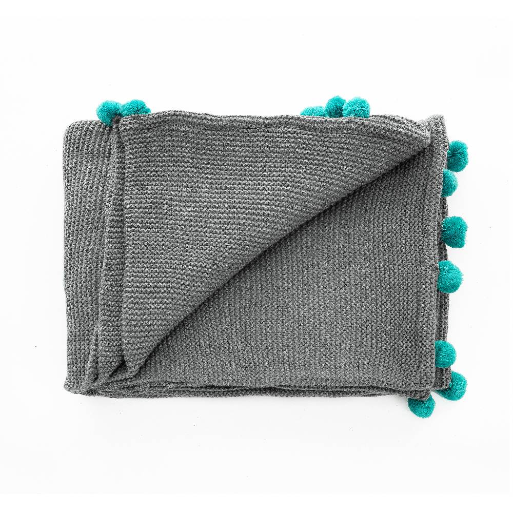 Oresteluchetta Plaid COZY-B TURQUOISE Qualità