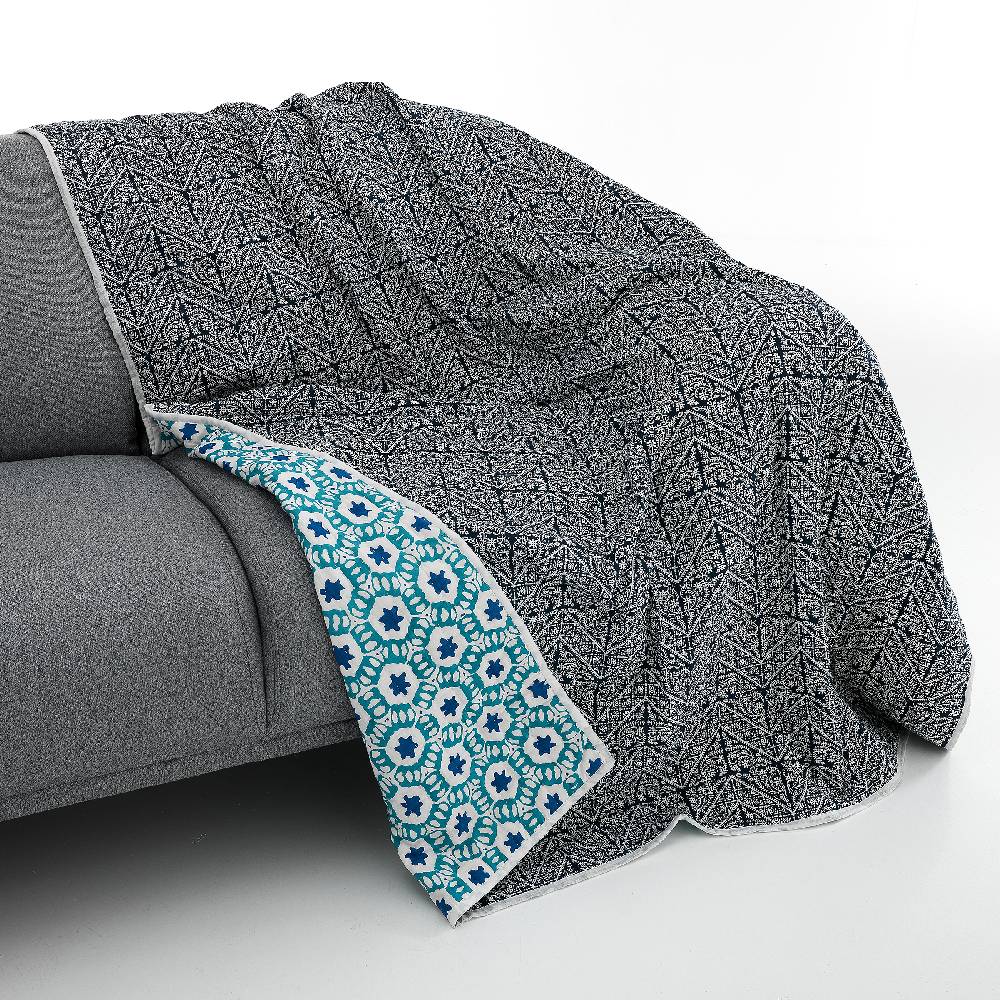 Oresteluchetta Plaid cotone DOUBLE SEA Promozione