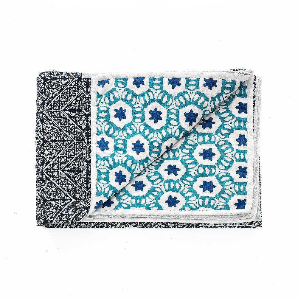 Oresteluchetta Plaid cotone DOUBLE SEA Promozione