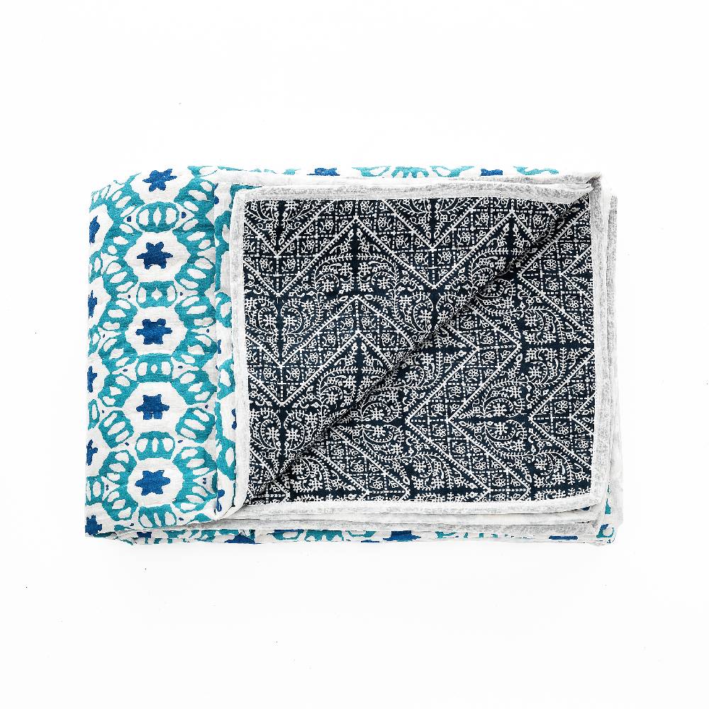 Oresteluchetta Plaid cotone DOUBLE SEA Promozione