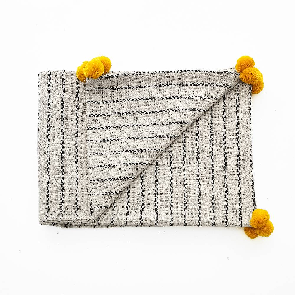 Oresteluchetta Plaid cotone STRIPE-A YELLOW Qualità Garantita