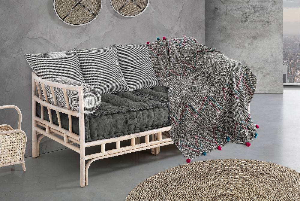 Oresteluchetta Plaid cotone ZIG-ZAG Acquista Ora