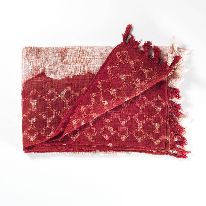 Oresteluchetta Coperta YANTRA RED/WHITE Prezzo Ridotto