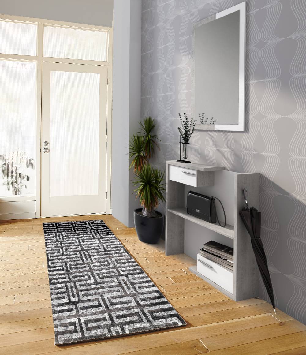 Oresteluchetta TAPPETO CORSIA SERIE HISA GREY 02 Qualità Garantita