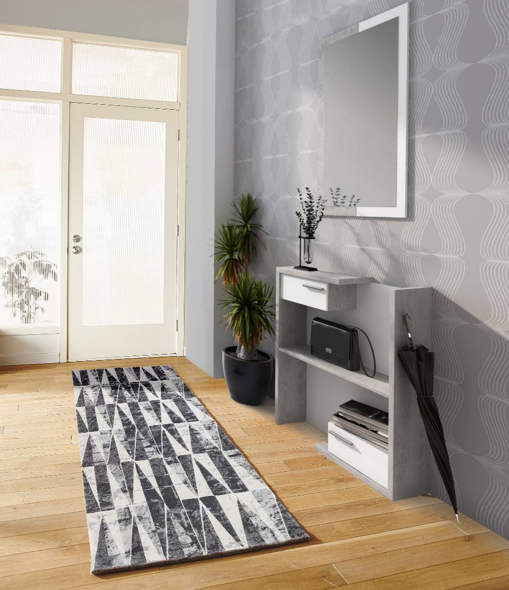 Oresteluchetta TAPPETO CORSIA SERIE HISA GREY 10 Consegna Veloce