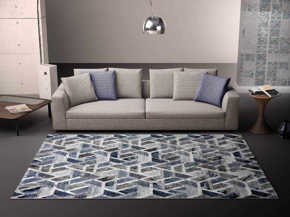 Oresteluchetta TAPPETO SERIE HISA BLUE 03 Affare Del Giorno