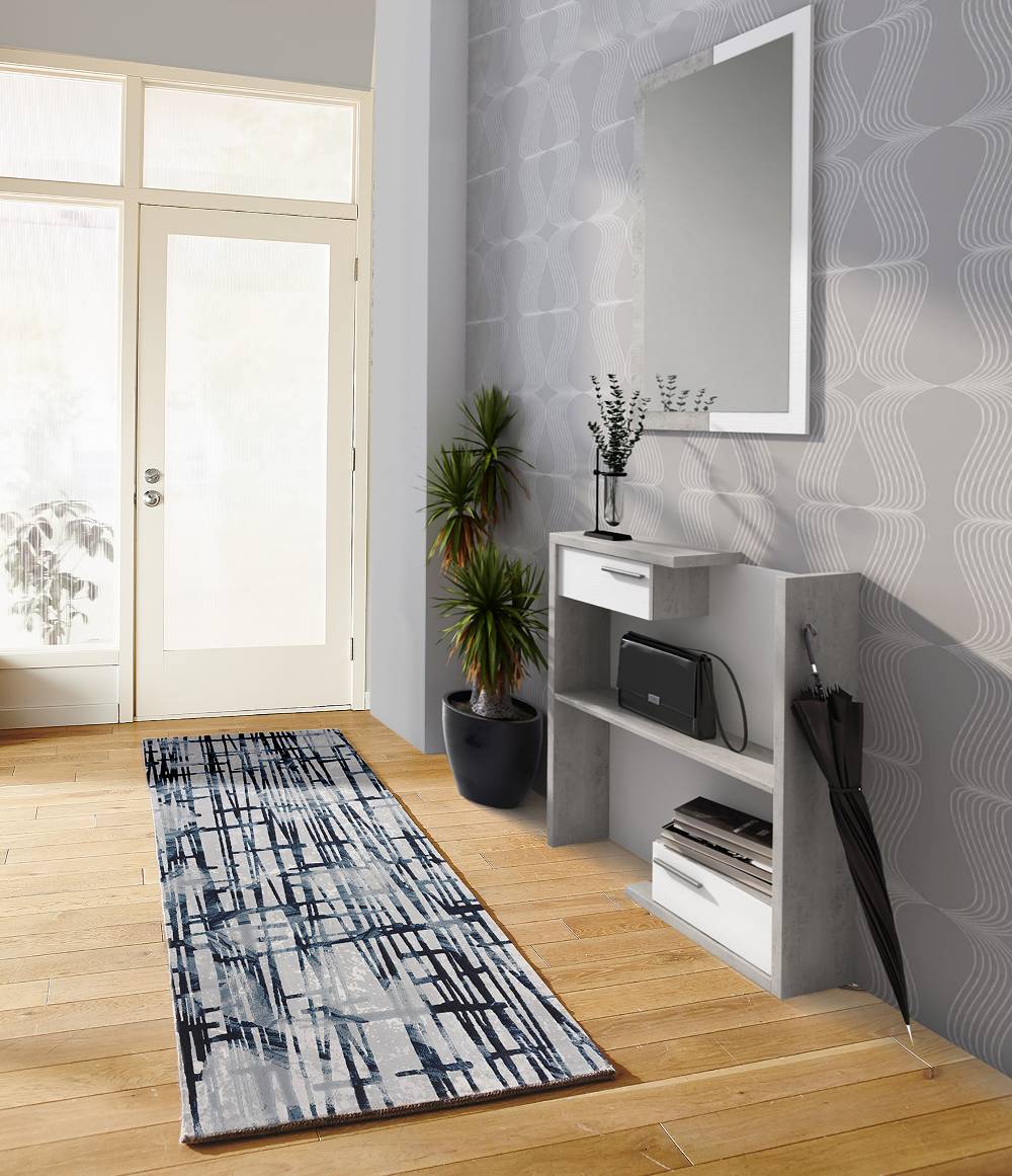 Oresteluchetta TAPPETO CORSIA SERIE HISA BLUE 06 Sottocosto