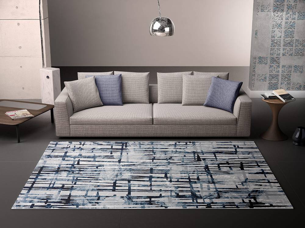 Oresteluchetta TAPPETO SERIE HISA BLUE 07 Convenienza