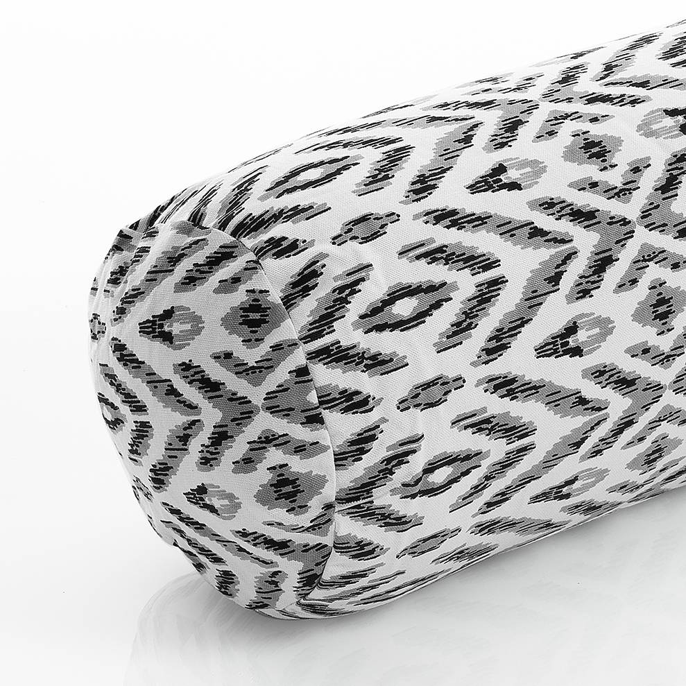Oresteluchetta Cuscino a rullo IKAT B&W In Vendita