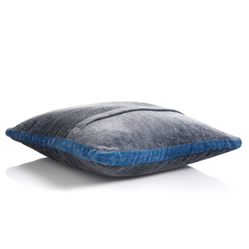 Oresteluchetta Cuscino VELVET GREY & BLUE Saldi