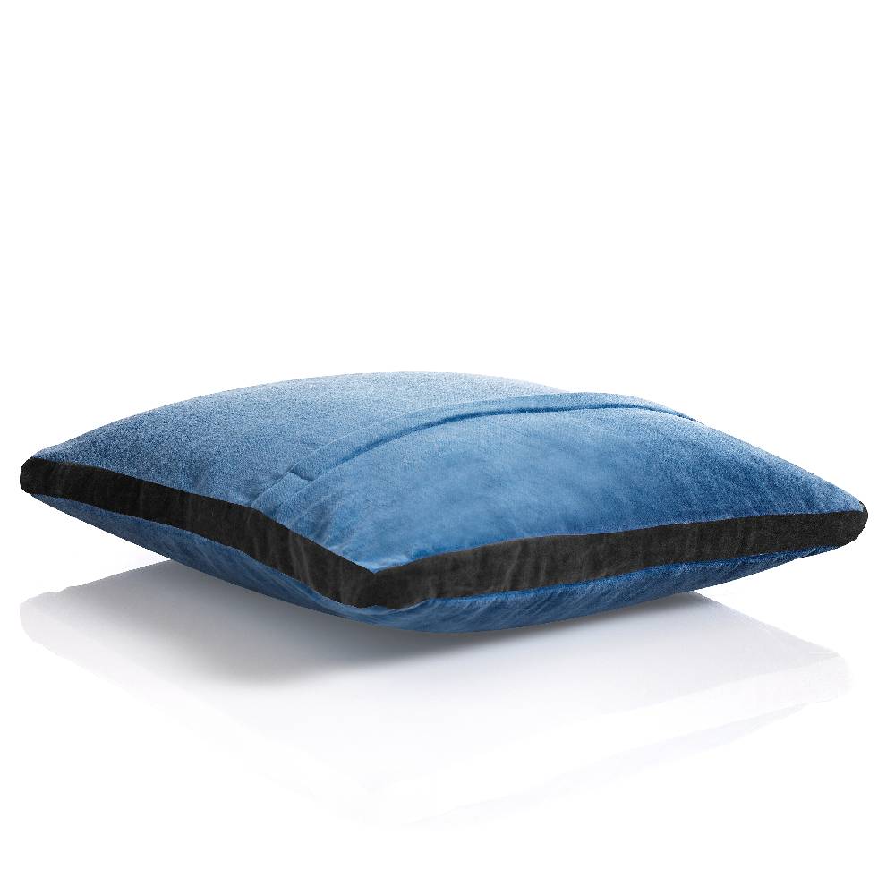 Oresteluchetta Cuscino VELVET BLUE & GREY Offerte