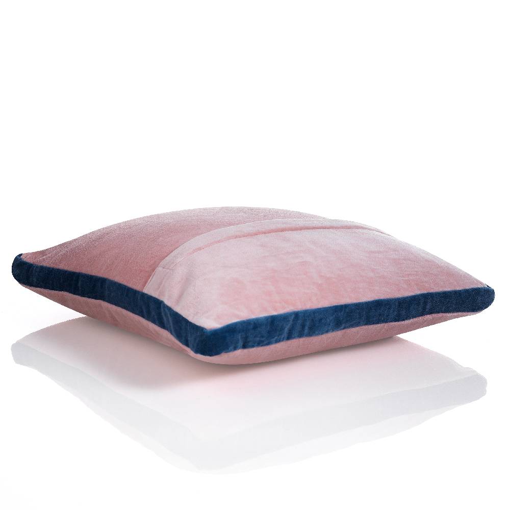 Oresteluchetta Cuscino VELVET PINK & BLUE Vendita Economica
